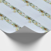 Paas kersenpruim: gele eieren. cadeaupapier (Hoek)