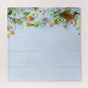 Paas kersenpruim: gele eieren. legpuzzel