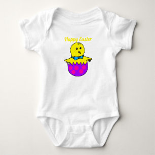Paas kip baby body romper