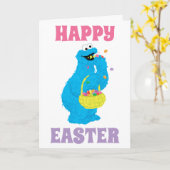 Paas Koekiemonster Kaart (Gele Bloem)