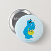 Paas Koekiemonster Ronde Button 5,7 Cm (Voorkant /achterkant)