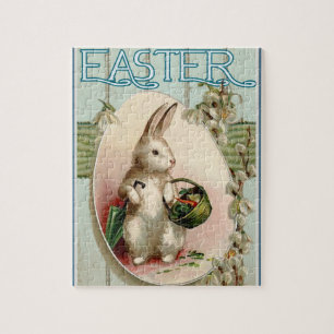 Paas Konijn Lente Vintage Legpuzzel