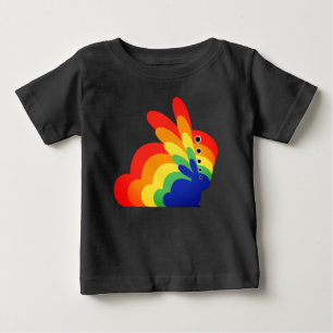 Paas Konijn met Regenboog - Pasen