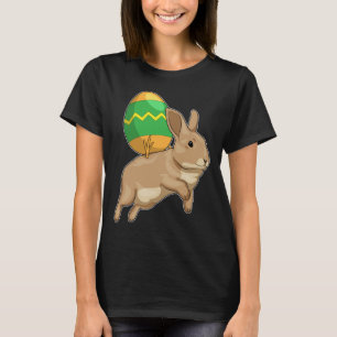 Paas Konijn Rijdt Paasei T-shirt