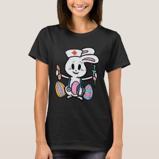 Paas Konijn Verpleegster Stethoscoop Schattig Koni T-shirt