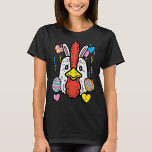 Paas Kuiken Gezicht Lente Vrouwen Meisjes Kinderen T-shirt