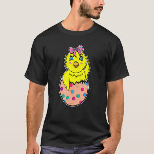 Paas Kuiken Paas Cute Baby Kip Kids Meisjes T-shirt