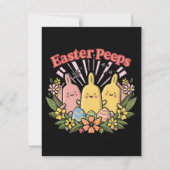 Paas Kuikens Feestdagenkaart (Voorkant)