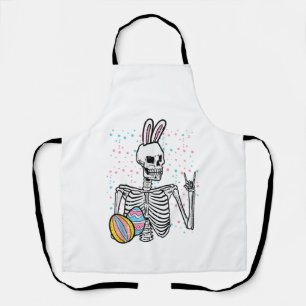 Paas Skelet Konijn Rots Hand Rocker Jongens Kinder Schort