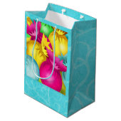 Paas Snoep Folk Art MEDIUM TAS ONLY Medium Cadeauzakje (Achterkant Gekanteld)