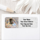 PaasAdresetiketten - Kat / Kitten Etiket (Insitu)