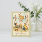  paasbakje Briefkaart (Staand voorkant)