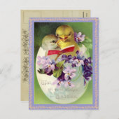  paasbakje Briefkaart (Voorkant / Achterkant)