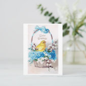  paasbakje briefkaart (Staand voorkant)