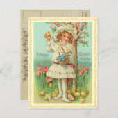 paasbakje Briefkaart (Voorkant / Achterkant)