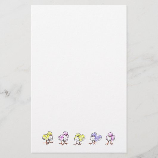 Paasbakkerij voor kippen briefpapier (Voorkant)