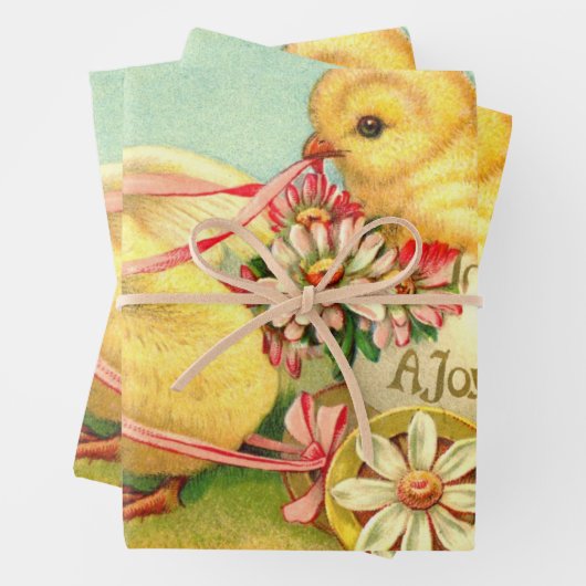 paasbakstenen voor het vervoer van houtbloemen inpakpapier vel (In situ)