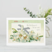  paasbanden, kruisingen en scripts feestdagenkaart (Staand voorkant)