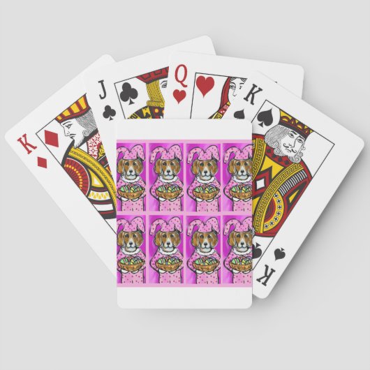 PAASBEAGLE POKERKAARTEN (Achterkant)