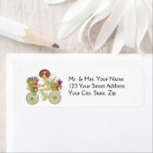 Paasbloemenfiets met Lab Puppies Etiket (Insitu)