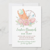 Paasbrauwen Eieren en bloemen, met de tante verfij Kaart (Voorkant)