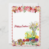 Paasbraweebroeken die de boom afbreken kaart (Achterkant)