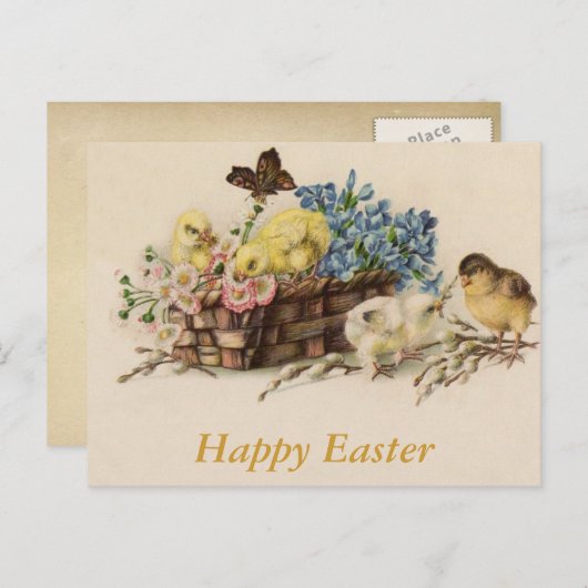 Paasbriefkaart Feestdagenkaart (Voorkant / Achterkant)