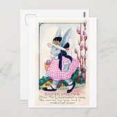  paasbruggetje briefkaart (Voorkant / Achterkant)