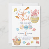 Paasbrunch Eieren Kabouter Waterverf Kaart (Voorkant)