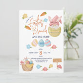 Paasbrunch Eieren Kabouter Waterverf Kaart (Staand voorkant)