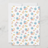Paasbrunch Eieren Kabouter Waterverf Kaart (Achterkant)