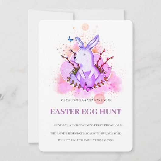 Paasbrunch Eierenschat Invitatie Kaart (Voorkant)