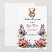 Paasbrunch en jacht kaart (Voorkant / Achterkant)