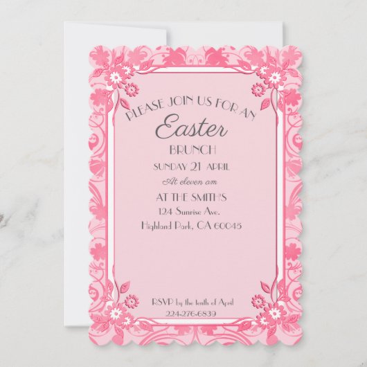 PaasBrunch Feestdagenkaart (Voorkant)