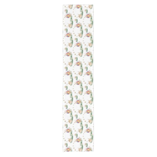 Paasbundel en eitentafelaar korte tafelloper (Voorkant)