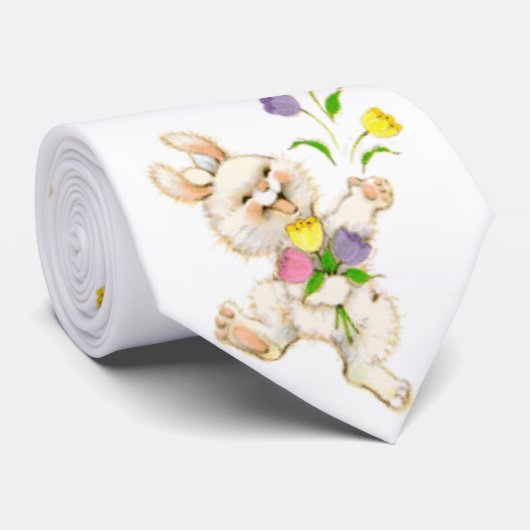 paasbundel en tulpen stropdas (Opgerold)