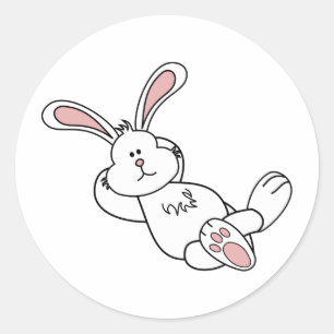 Paasbundel uitkoelen ronde sticker