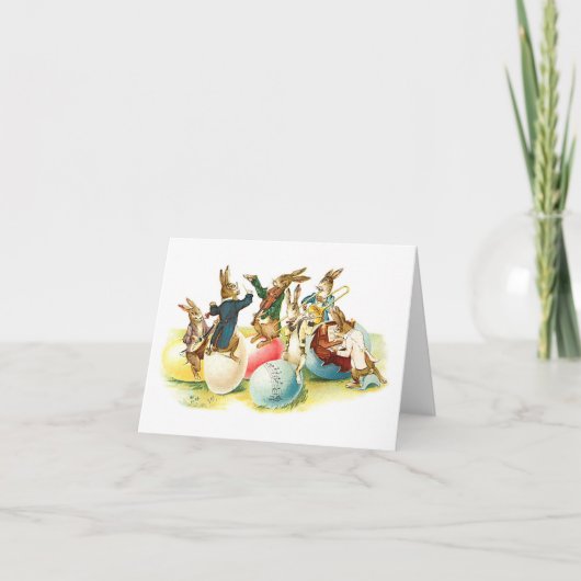 Paasbundelconcert  feestdagen kaart (Voorkant)