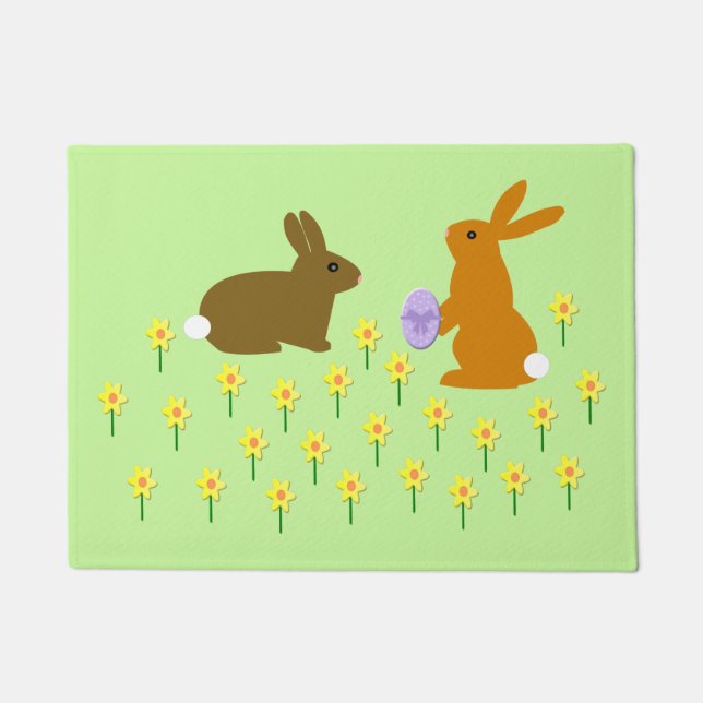 Paasbundels en deaffodils deurmat (Voorkant)