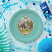  paasbundels papieren bordje (Feest)