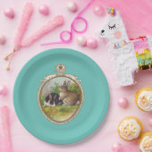  paasbundels papieren bordje (Feest)