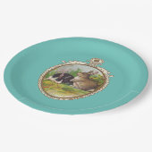  paasbundels papieren bordje (Gekanteld)