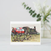  paasbundeltrein briefkaart (Staand voorkant)