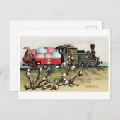  paasbundeltrein briefkaart (Voorkant / Achterkant)