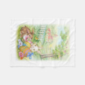  paasbunnies fleece deken (Voorkant (Horizontaal))