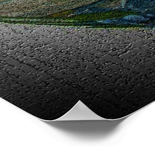 paasbunnies getextureerd Afbeelding, ZSSG Poster (Hoek)