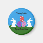 PaasBunny #2 Ronde Magnet Magneet (Voorkant)