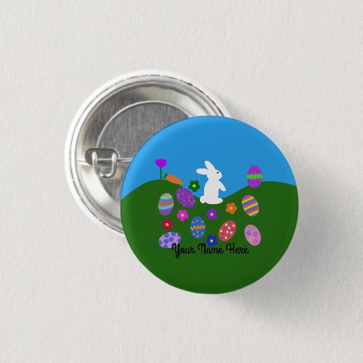 Paasbunny #3 Button (Voorkant /achterkant)
