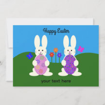 Paasbunny #7-2 Holiday Kaart