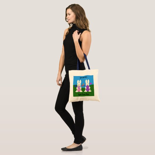 Paasbunny #7 Canvas tas (Voorkant (model))